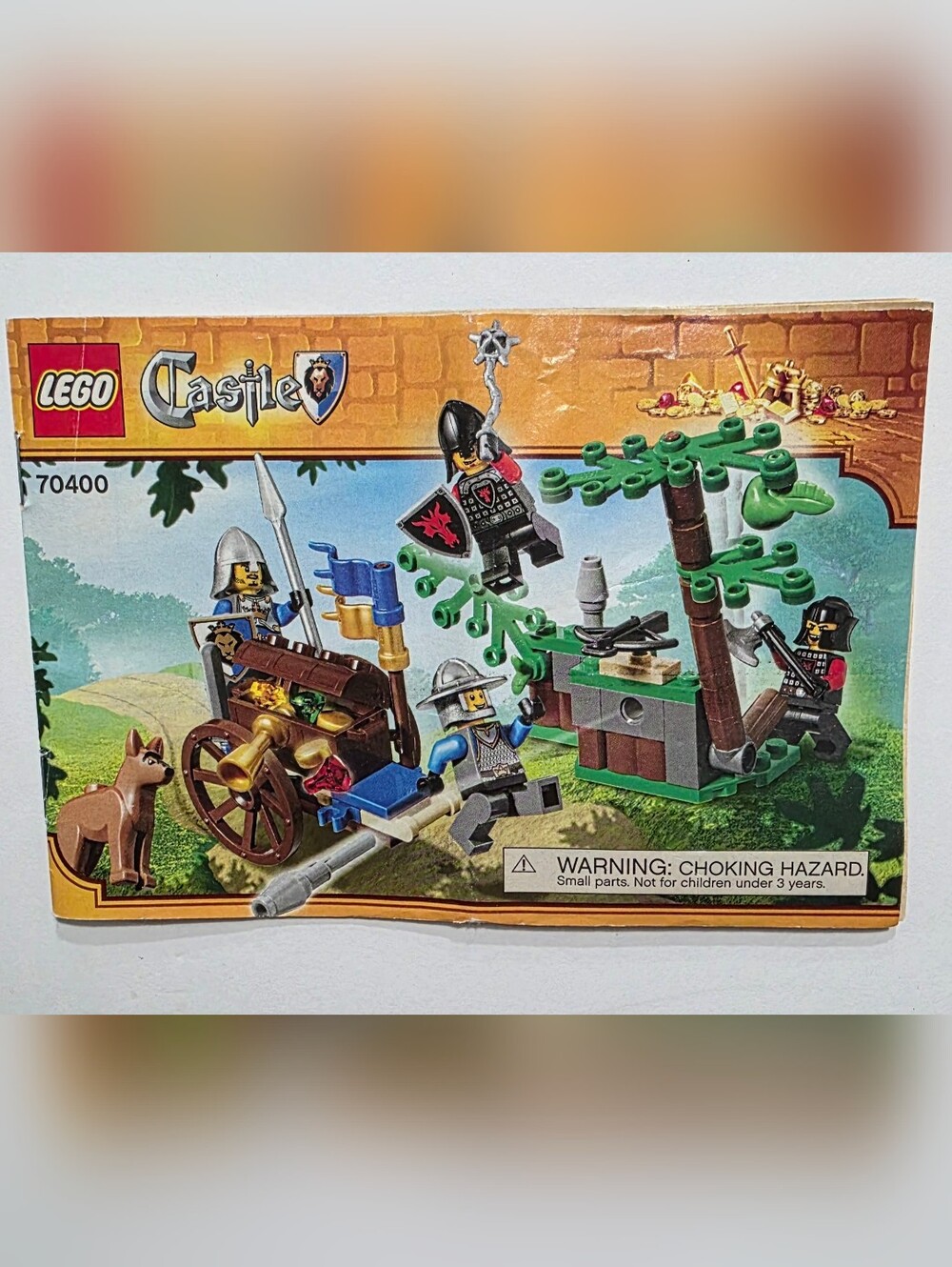 LEGO 70400 Castle Forest Ambush Knights Dragons 4 Mini figs+Manual